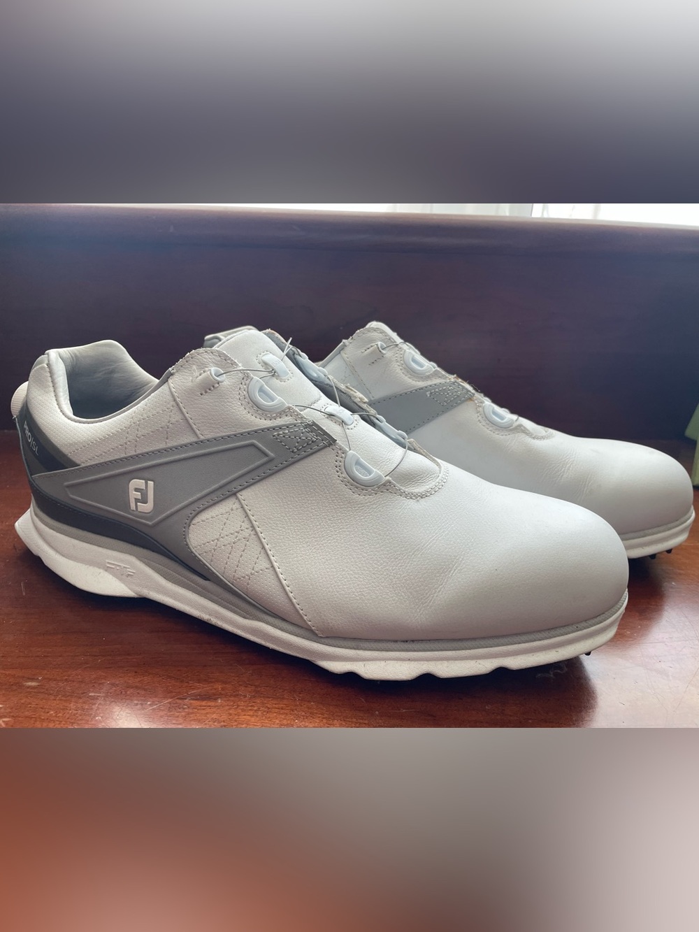 FootJoy Men's Gray Golf Shoes with BOA laces